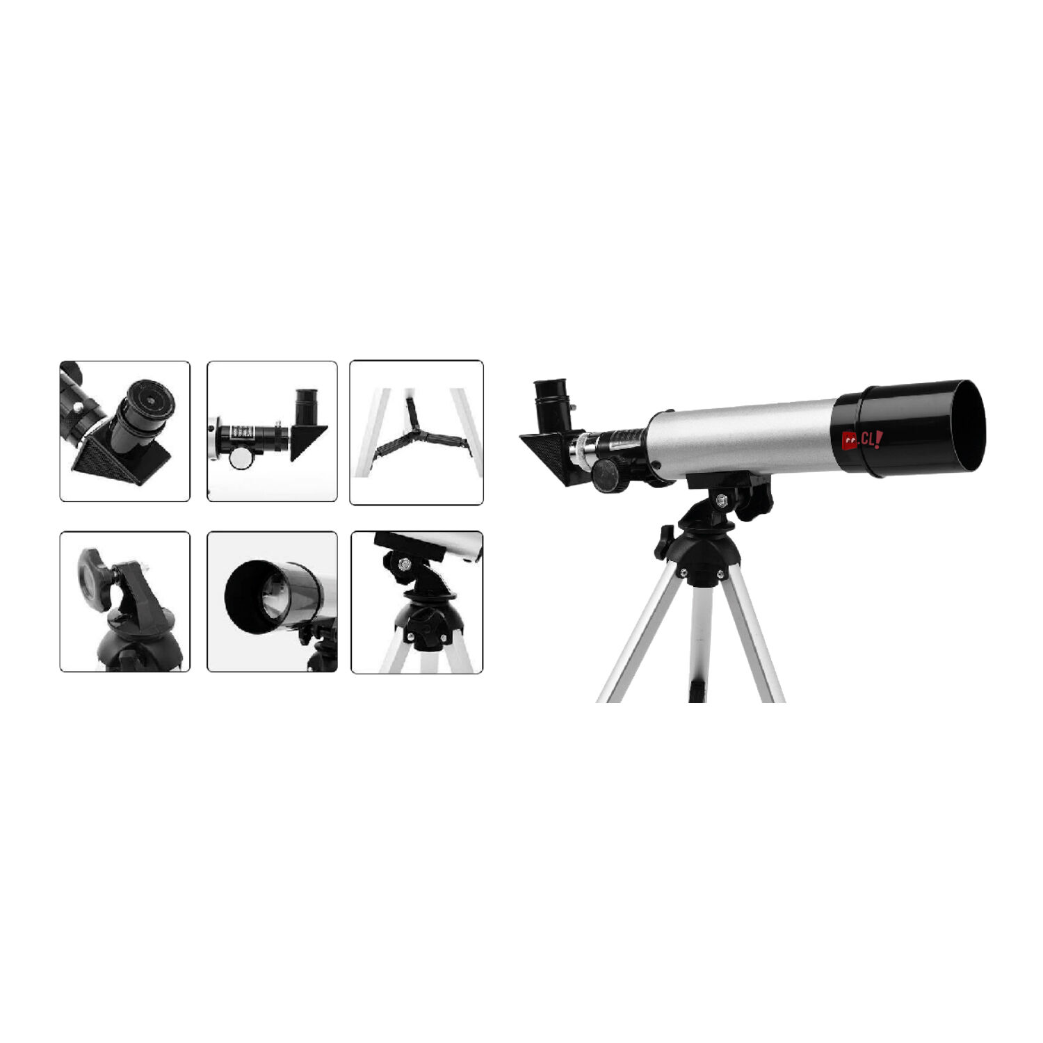 Telescopio Astron&oacute;mico Refractor 90x Con Tr&iacute;pode - Ps image number 1.0