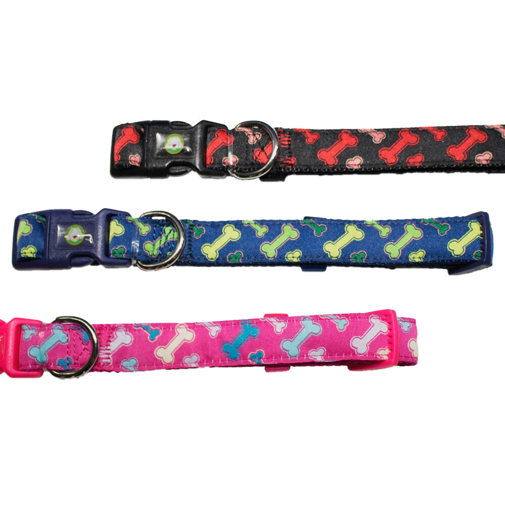 Collar Huesos Perro S Azul Mascan image number 3.0