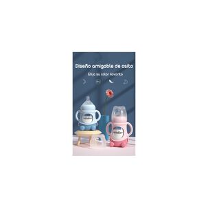 Mamaderas Con Chupetes Y Protector Lubabycas Azul