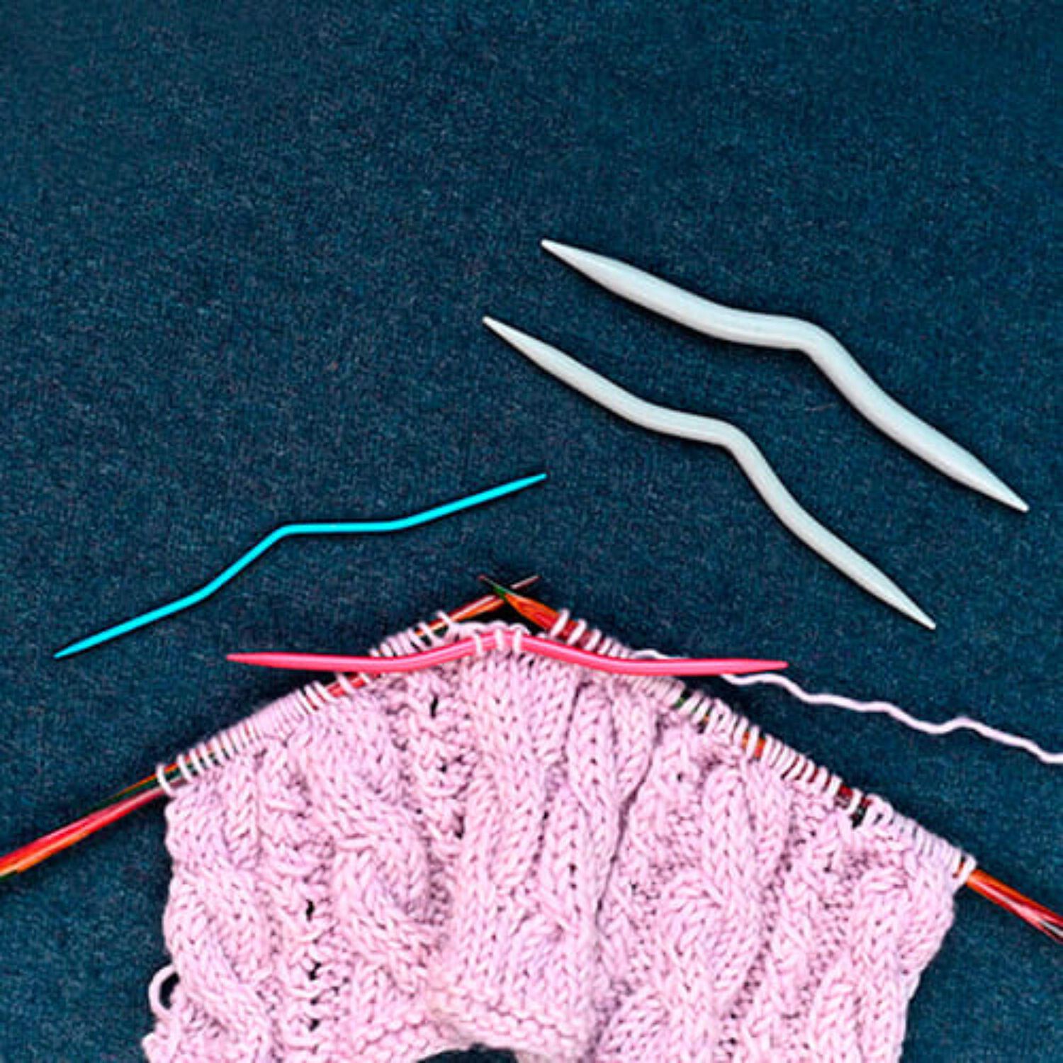 Palillos Para Tejer Trenza De Aluminio Knitpro 6mm Y 8mm image number 1.0