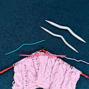 Palillos Para Tejer Trenza De Aluminio Knitpro 6mm Y 8mm