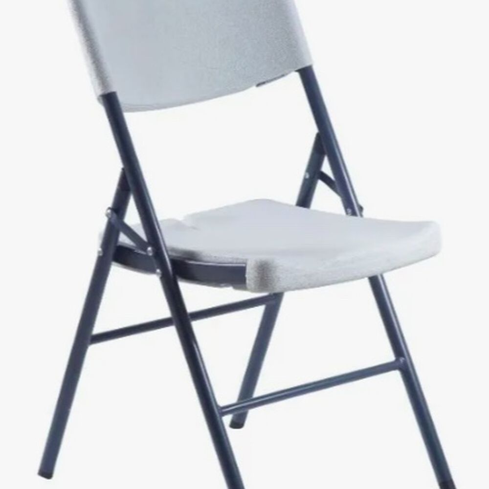 Loomber Pack 4 Silla Plegable De Pl&aacute;stico Color Blanca image number 4.0