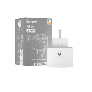Enchufe Wifi Sonoff S61 Con Medici&oacute;n De Energ&iacute;a Con Matter