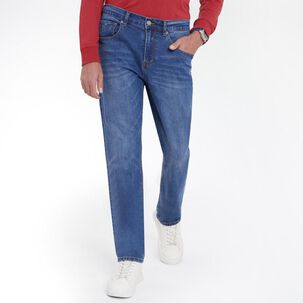 Jeans Tiro Medio Regular Fit Hombre The King's Polo Club