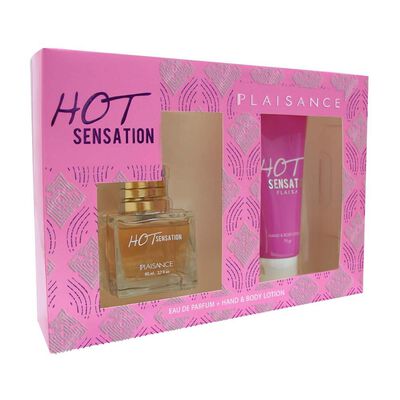 Perfume Mujer Hot Sensation Plaisance / 80 Ml / Eau De Parfum + Crema 75g