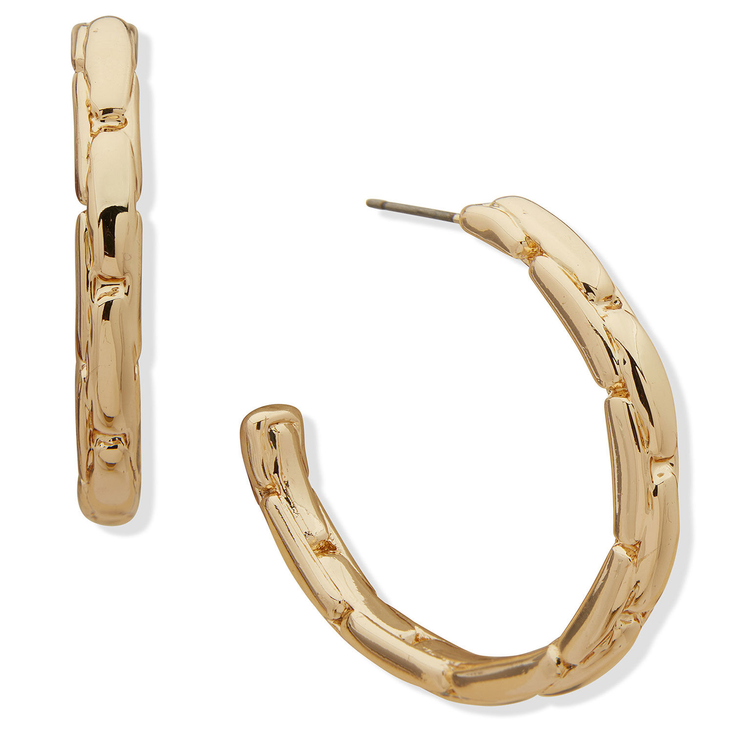 Aros Tipo Argollas Anne Klein Dorado Mujer 01g00765 image number 0.0