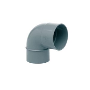 Codo Pvc Sanitario 110mm * 90 Grados Gris Petroflex