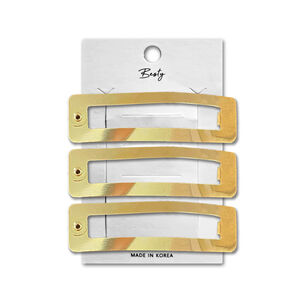 Set Clip Rectangular Besty Dorado 3u Dorado
