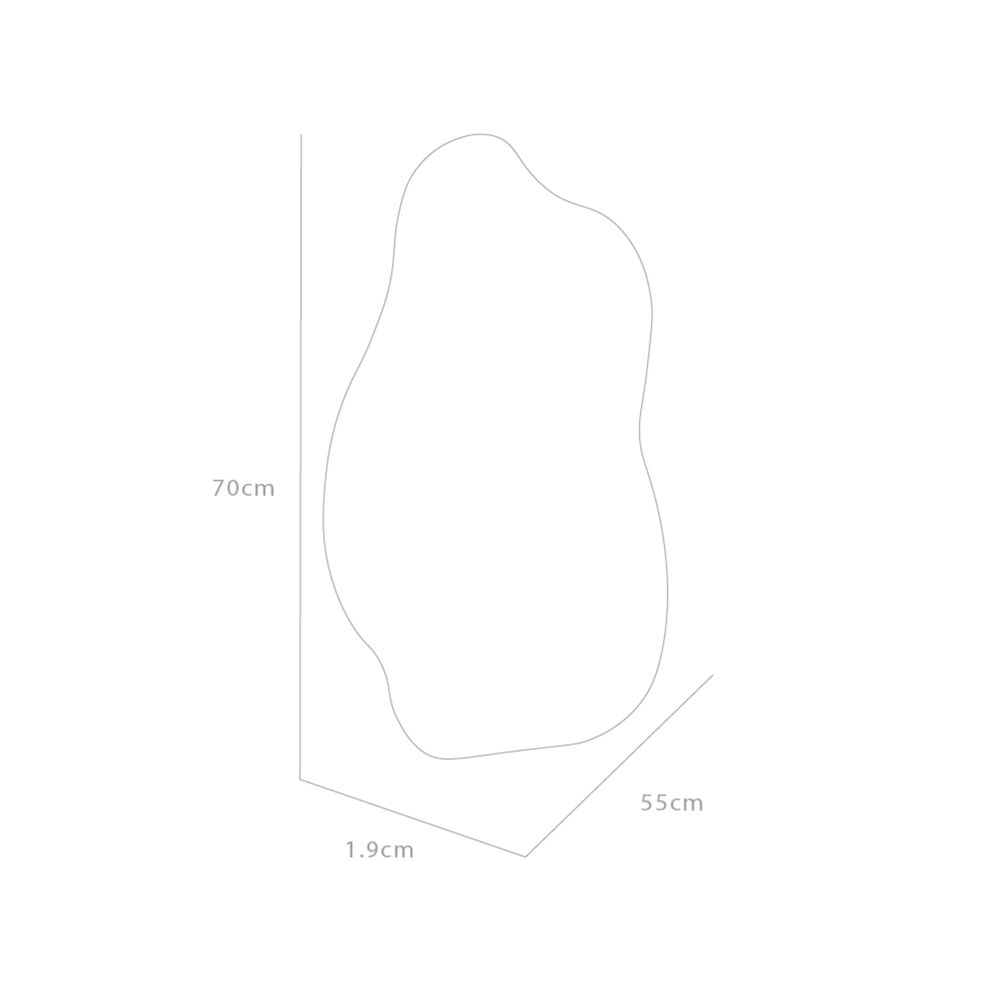 Espejo 70x55x1,9 Cm Forma Irregular image number 8.0
