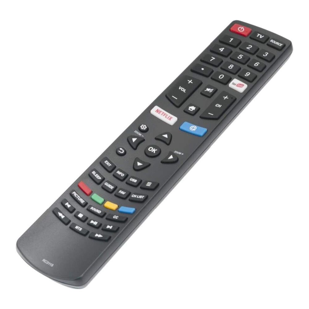 Control Remoto Universal Para Tv Tcl Daewoo Philco Jvc Negro Lbn image number 2.0