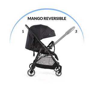 Coche De Paseo Reversible High Negro Babymine