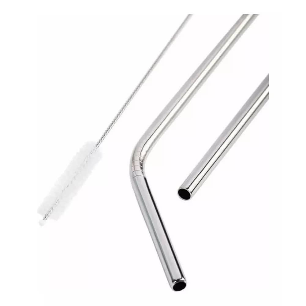 Set 4 Bombillas Reutilizables Con Cepillo Ecologico image number 3.0