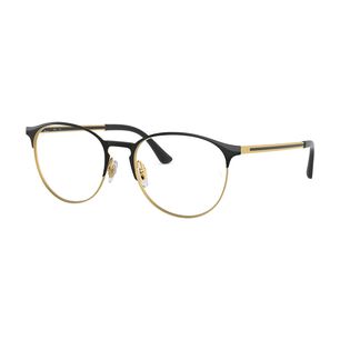 Lentes &Oacute;pticos Negro Sobre Dorado Ray-ban Optical