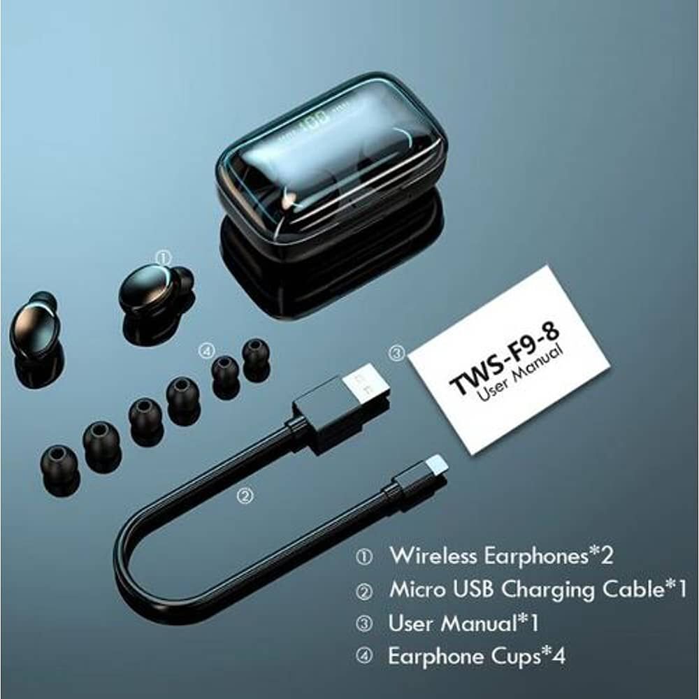 Audifonos Bluetooth M10 Auriculares Inalambrico Recargable Con Microfono image number 2.0