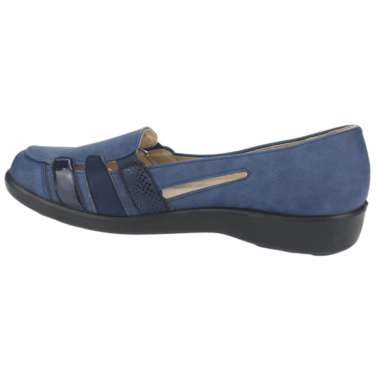 Zapato Chalada Mujer Deco-2 Azul Comfort image number 1.0