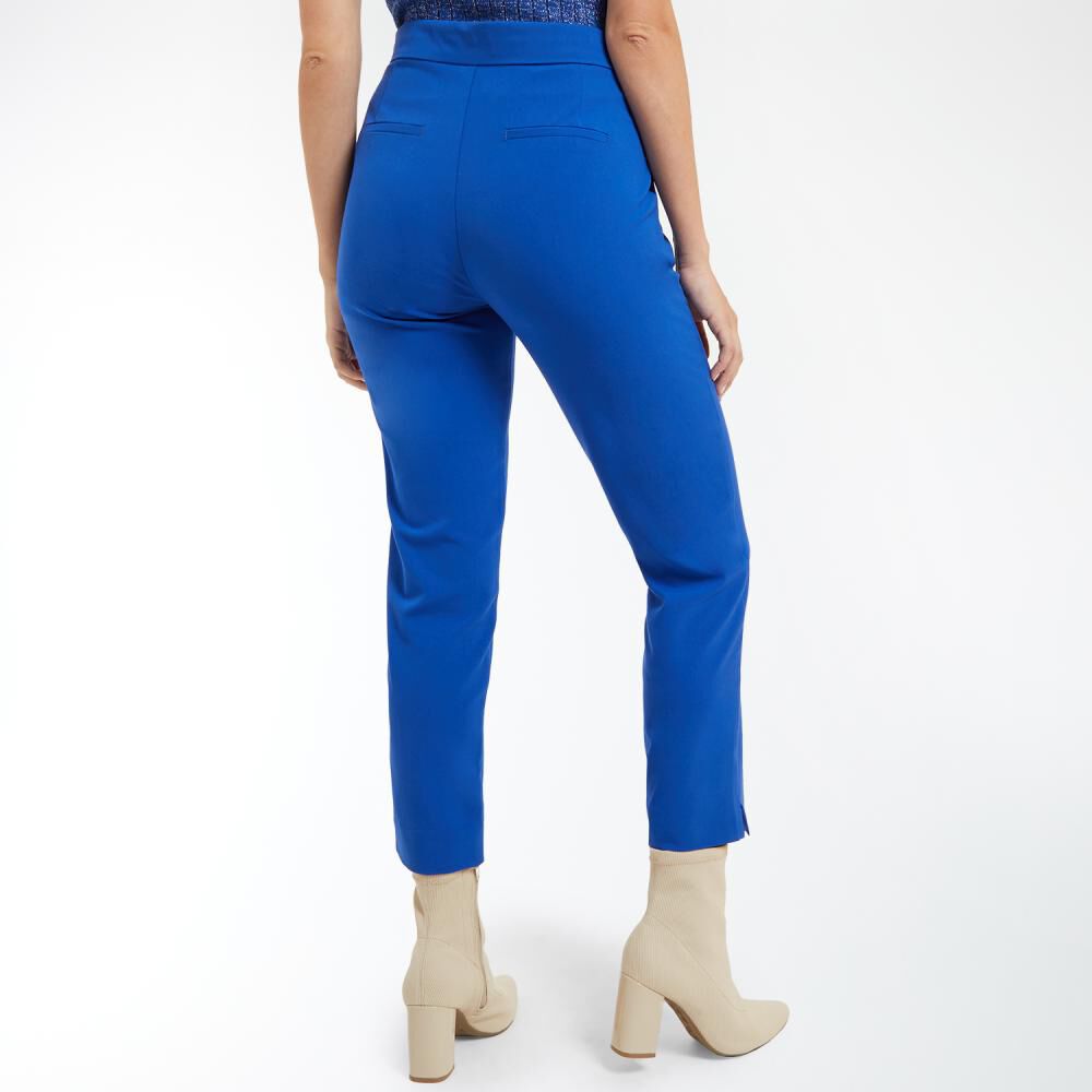 Pantal&oacute;n De Vestir B&aacute;sico Tiro Alto Recto Mujer Kimera image number 3.0