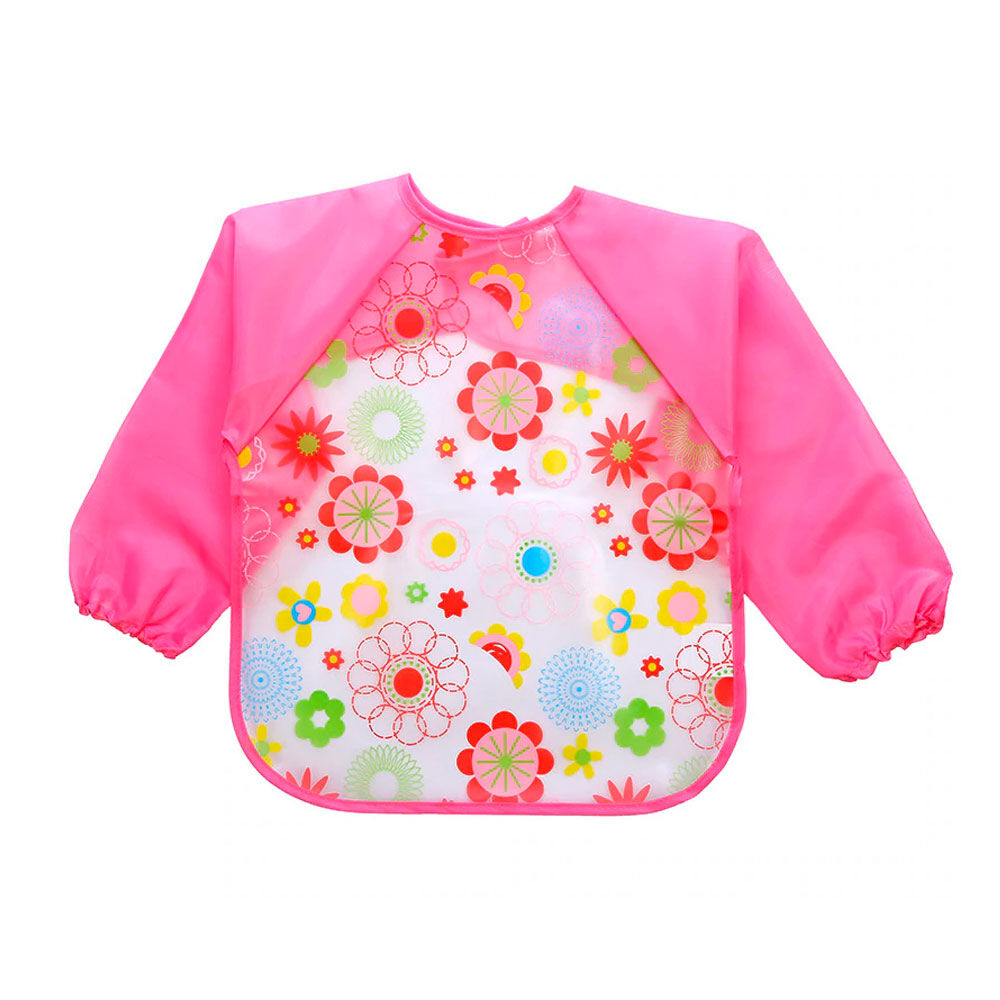 Pechera Babero Impermeable Bebe Ni&ntilde;o Ajustable Con Mangas image number 0.0