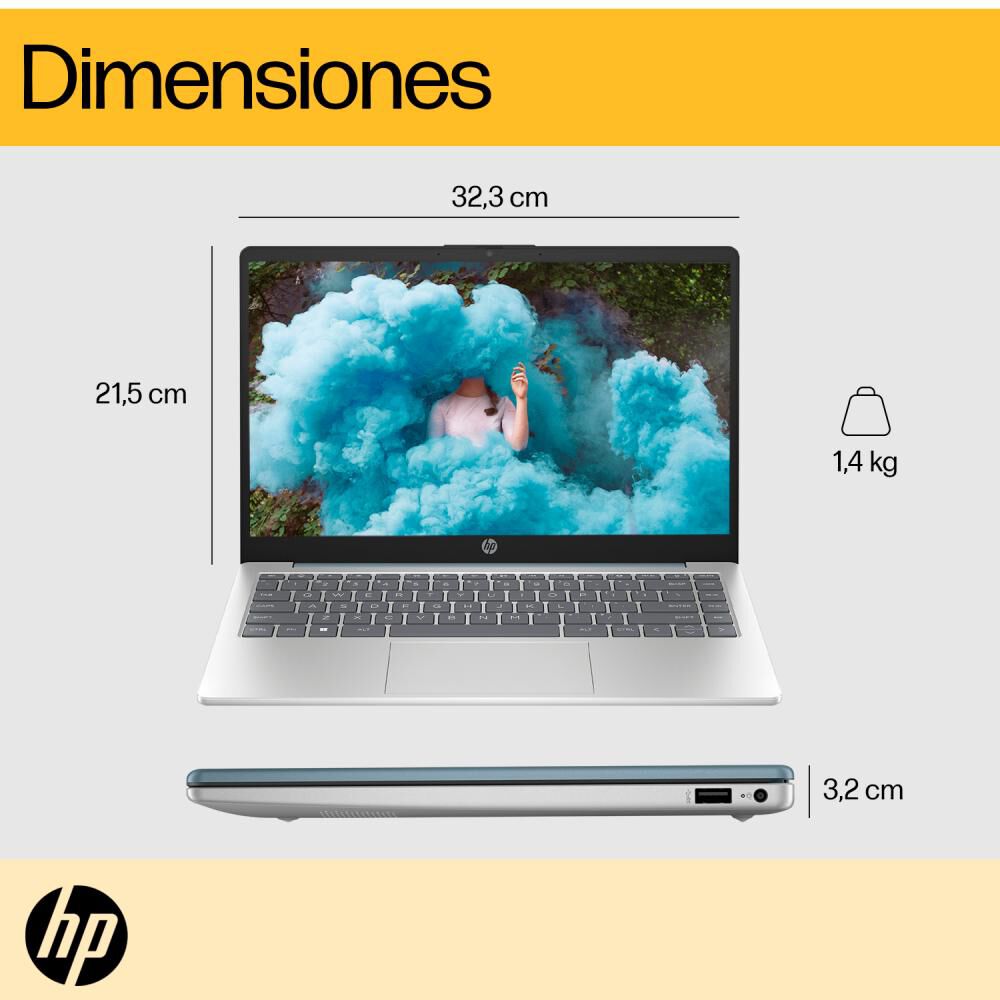 Notebook 14" Hp 14-em0017la / Amd Ryzen 5 / 8 Gb / Gráficos Amd Radeon / 512gb Ssd image number 1.0