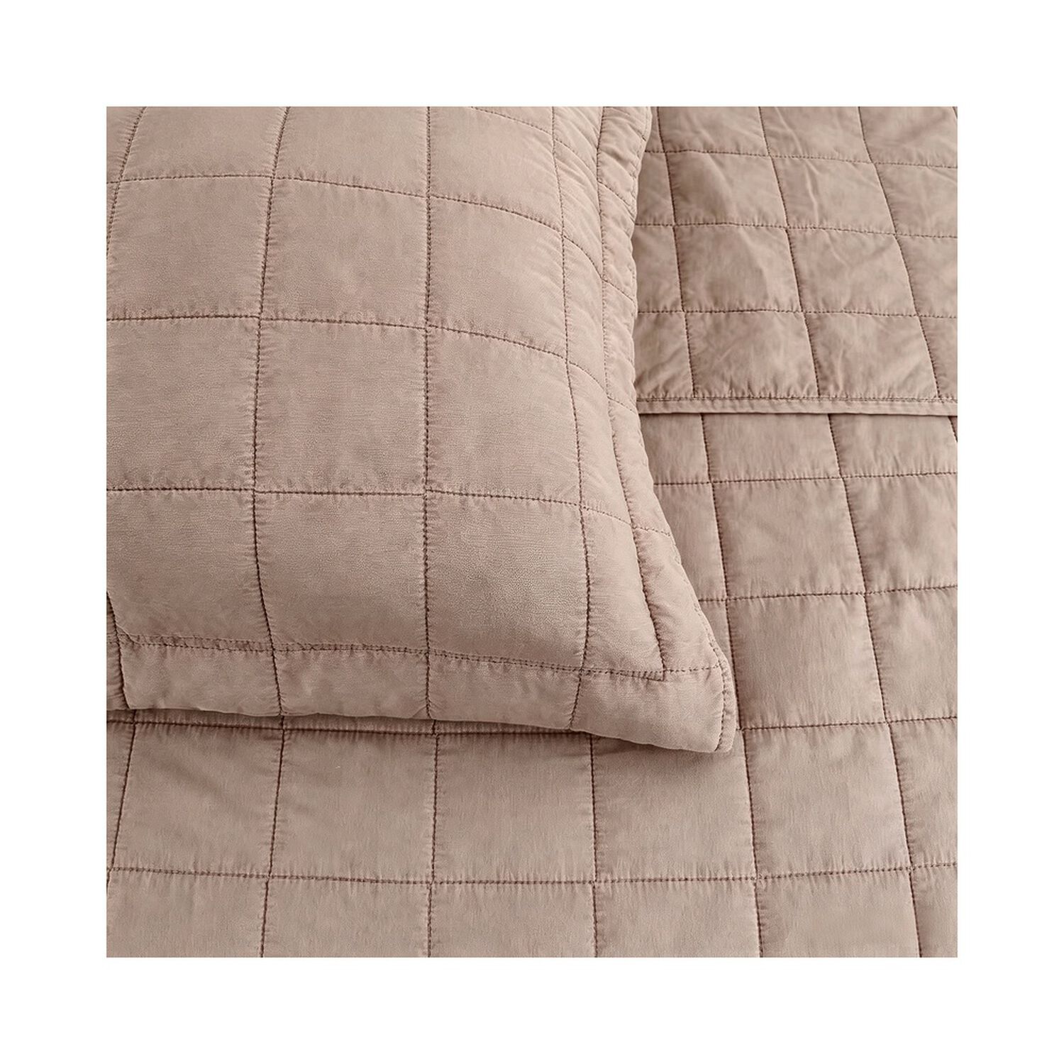 Quilt Andes Stone Wash Rosa King image number 3.0