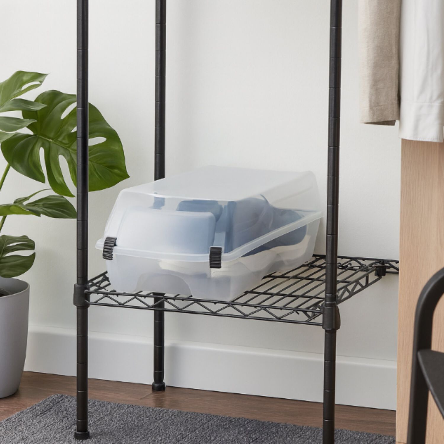 Caja Organizadora De Zapatillas Stack Pro Blanca Plastart image number 4.0