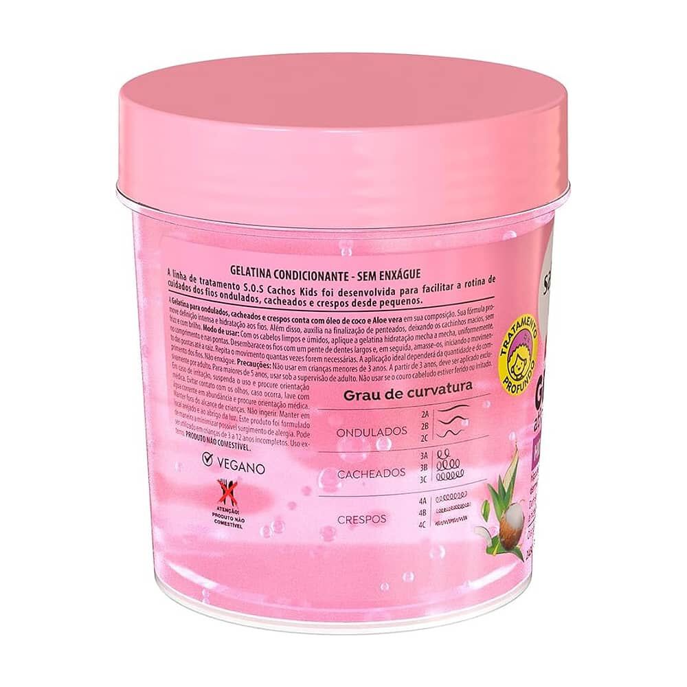 Sos Cachos Gel Hidratacion Kids 400 G Salon Line image number 1.0