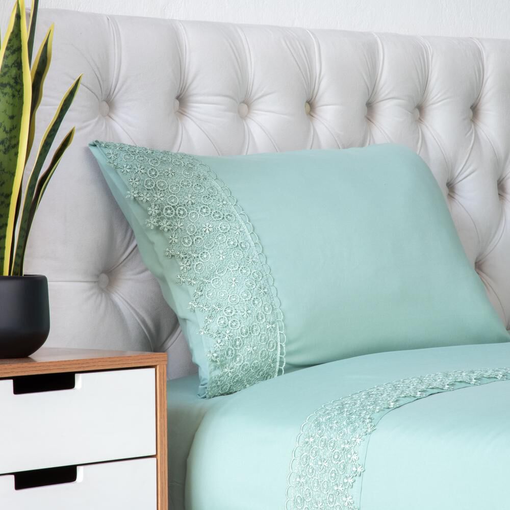 Juego De Sábanas Belle Noite Macrame / 1.5 Plazas image number 1.0