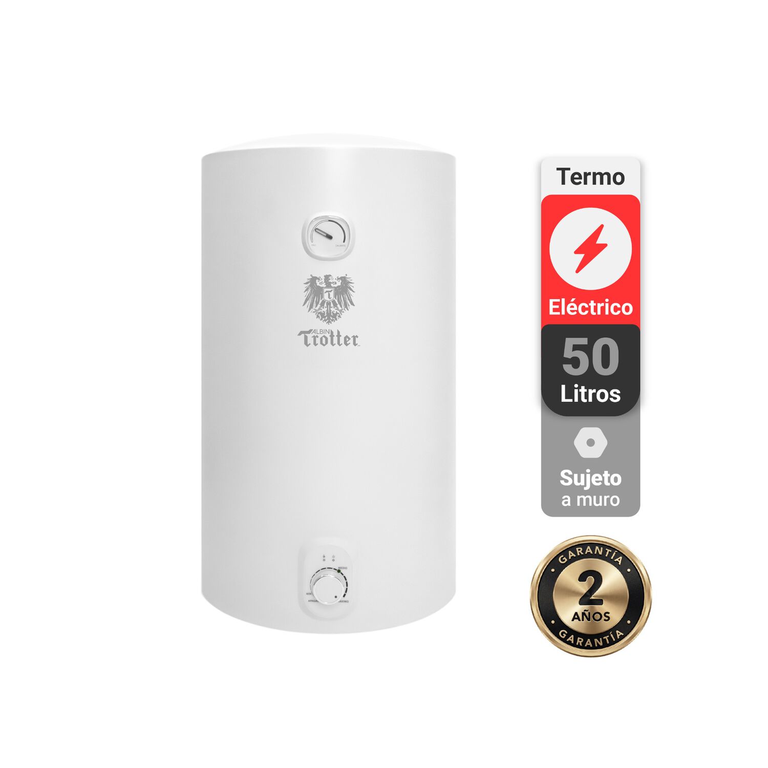 Termo El&eacute;ctrico Albin Trotter 50 Litros 1,5 Kw image number 2.0