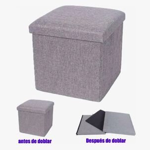 Puff Silla Cubo Organizador Plegable