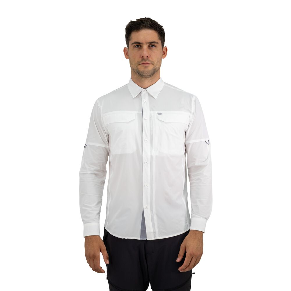 Camisa Hw Antakari Spandex Blanca image number 0.0