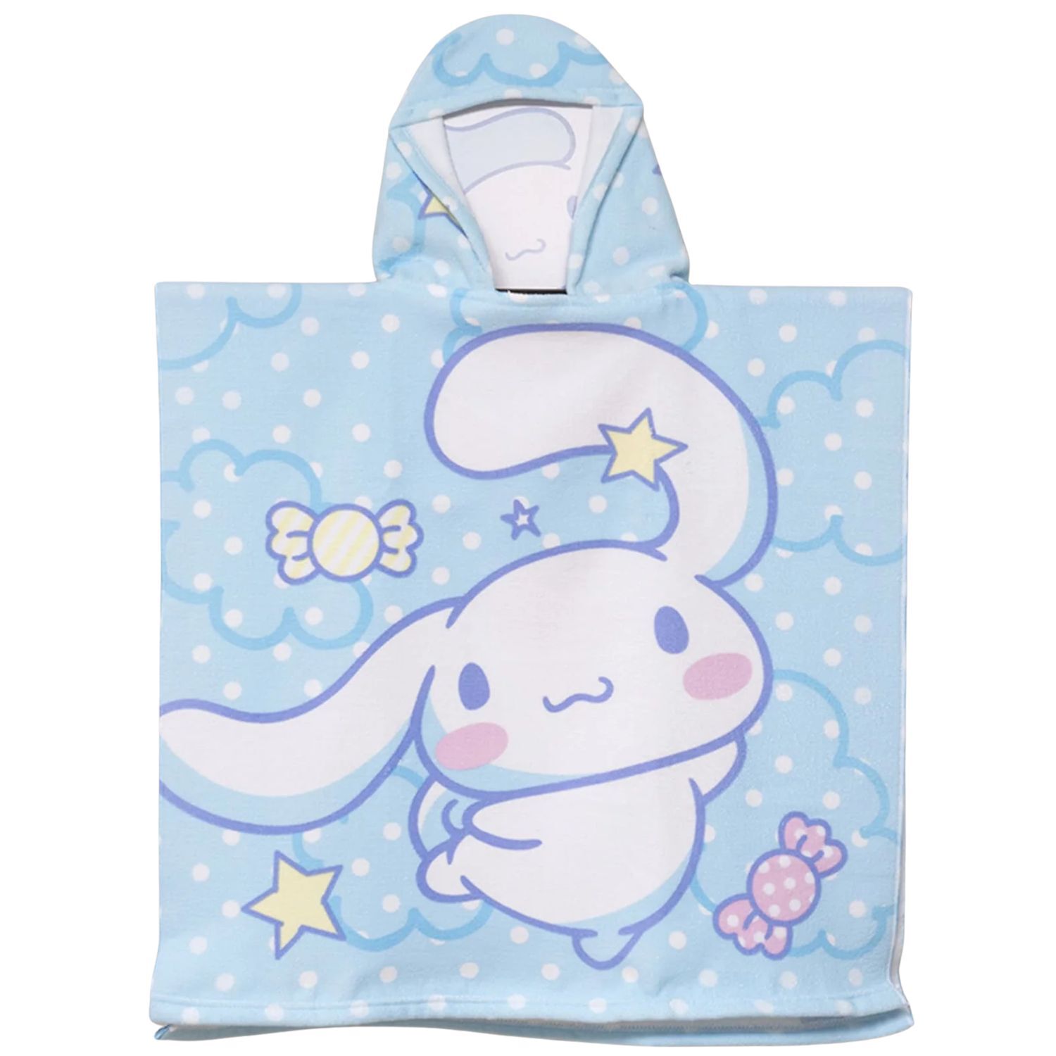 Toalla Playa Con Capucha Cinnamoroll Nubes 60x60 Cm - Ps image number 0.0