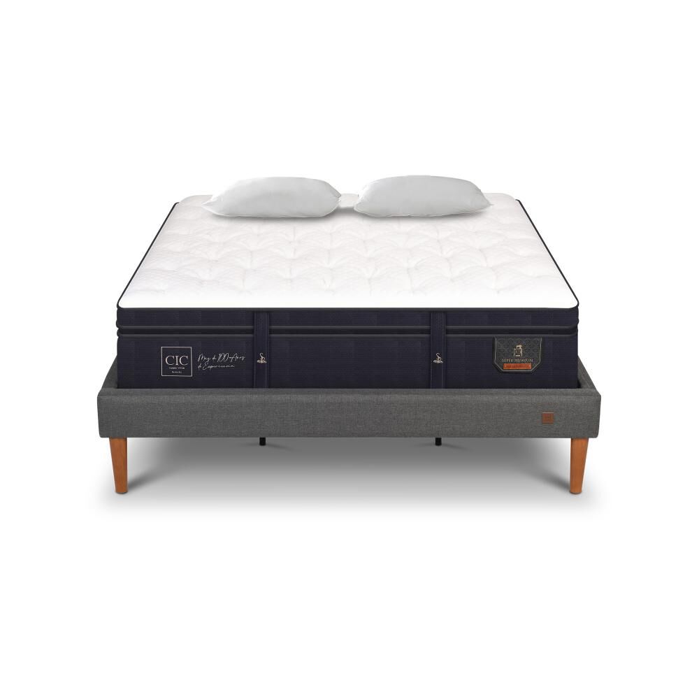 Cama Europea Cic Super Premium / King / Base Normal + Almohadas image number 0.0