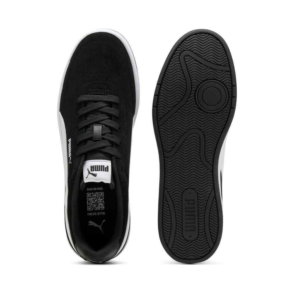 Zapatilla Urbana Hombre Puma Court Classic Clean Sd Negro image number 3.0