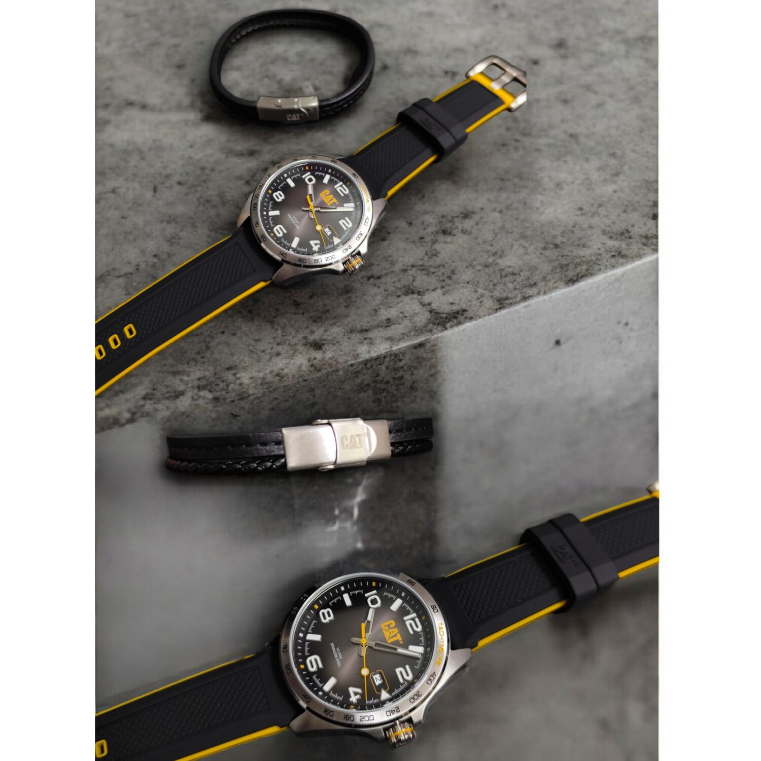 Set Reloj Cat Hombre Mas Pulsera Set-qe-141-21-132 Set.qe image number 6.0