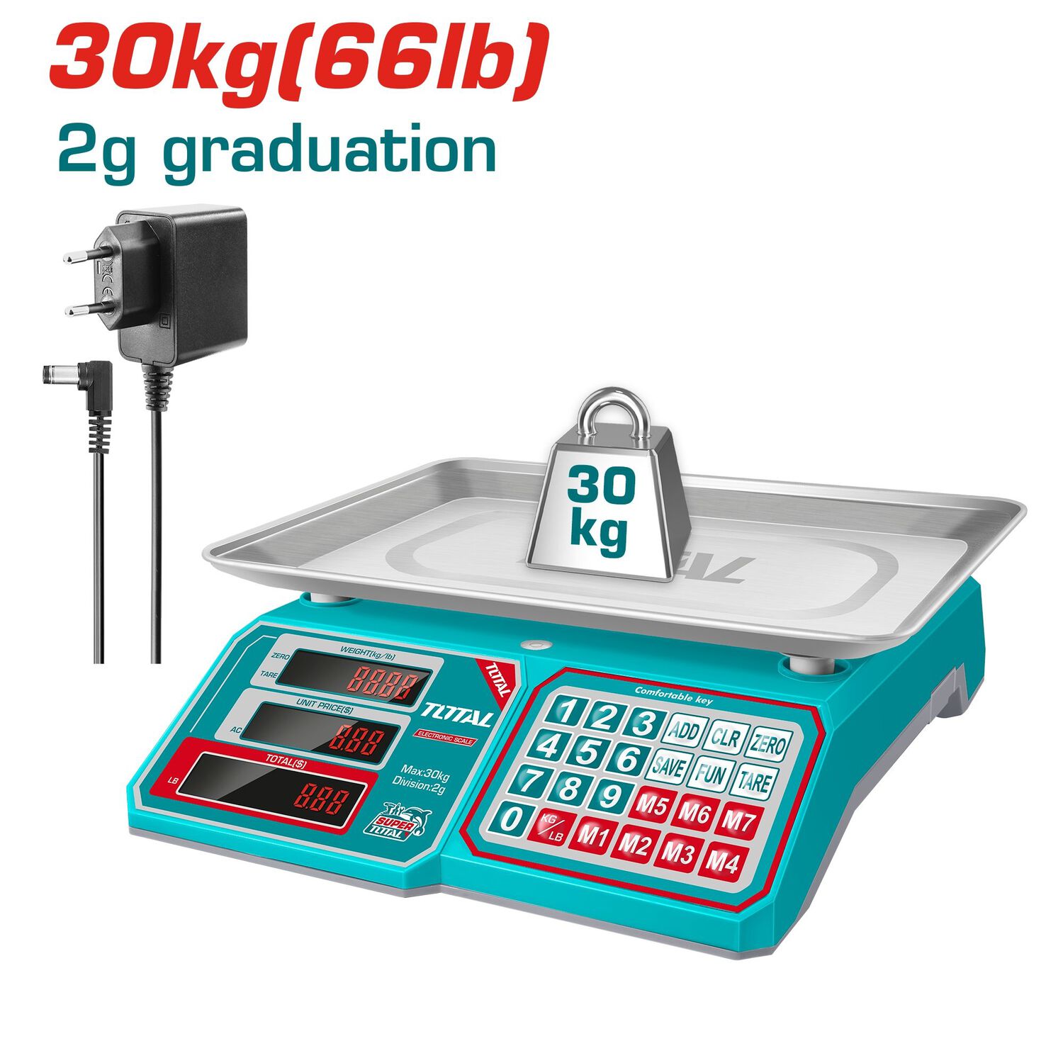Balanza Digital 30 Kg Total image number 2.0