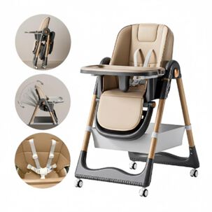 Silla De Comer Bebé Con Respaldo Reclinable
