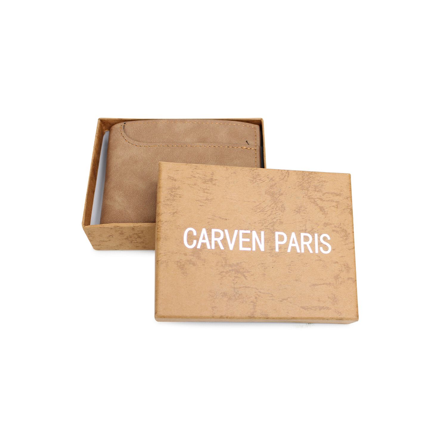 Billetera De Hombre Le&oacute;n Caf&eacute; Carven Paris image number 4.0
