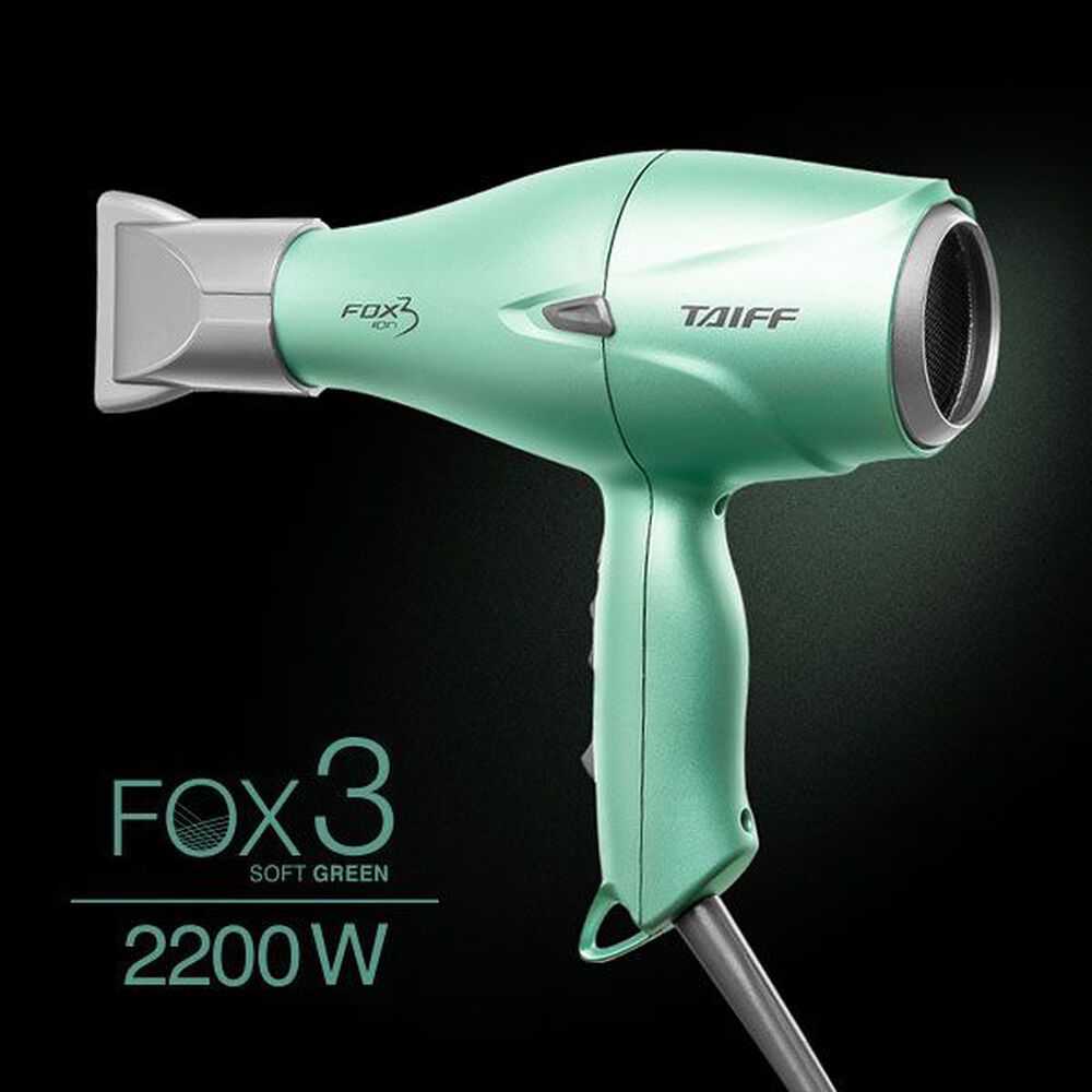 Secador Fox Ion 3 2200w Soft Green Taiff image number 0.0