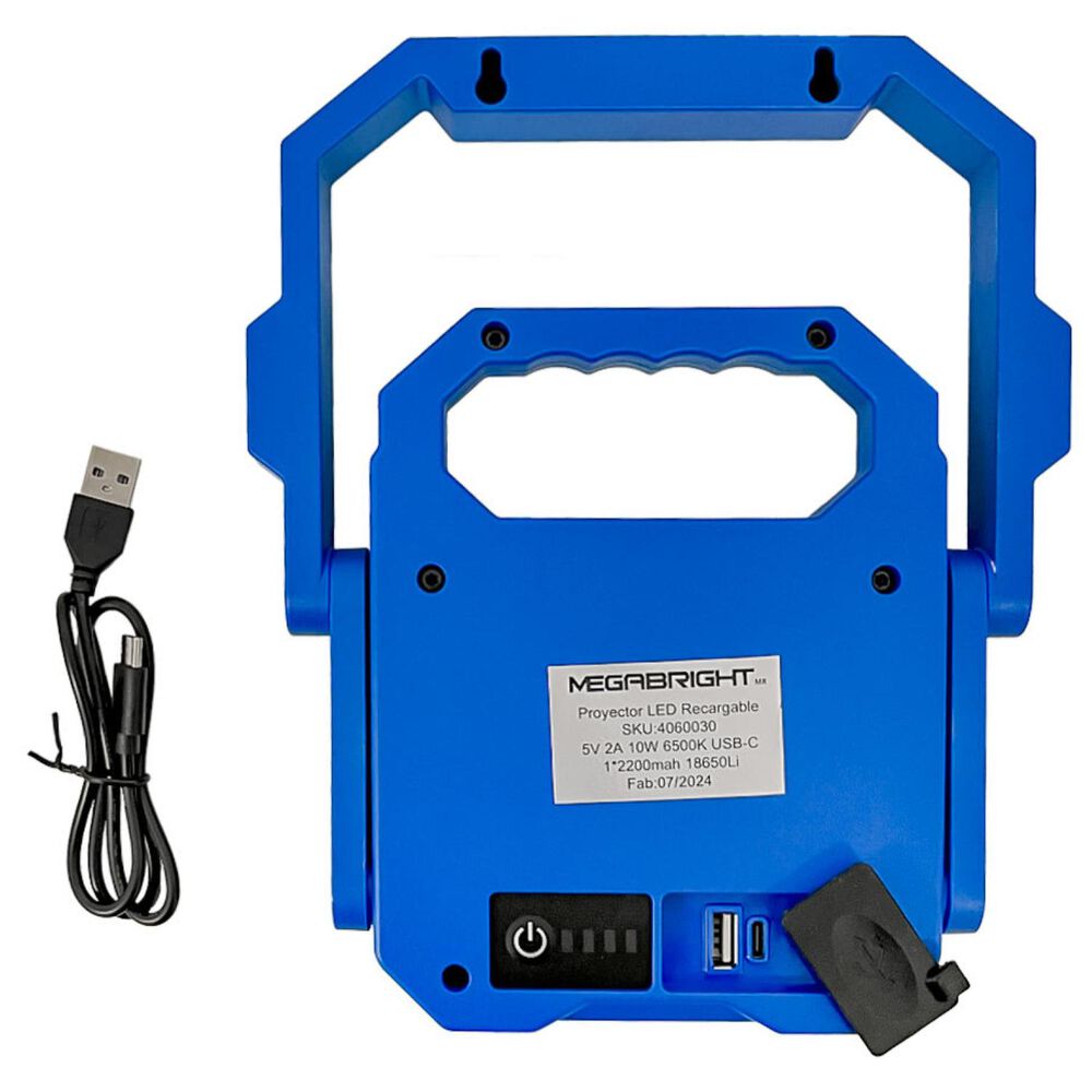 Reflector Proyector Led 10w 1200lm Recargable 3795 image number 2.0