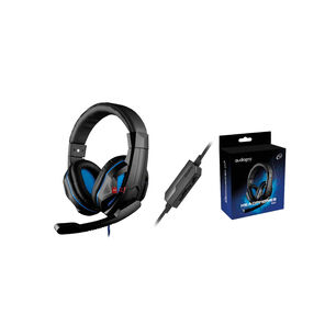 Aud&iacute;fonos Gamer Con Conector 3,5mm Color Azul - Ps