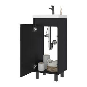 Vanitorio 1 Puerta 86,4x32,5x39,6 Cm