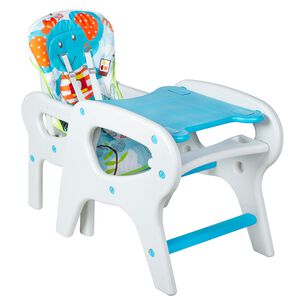 Silla De Comer Escritorio Eat&fun Azul
