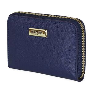 Billetera Mujer Trifold Azul Kenneth Cole