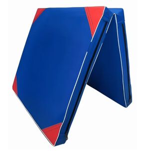 Colchoneta Deportiva Gimnasia Pilates Plegable 200x50 Cm Azul