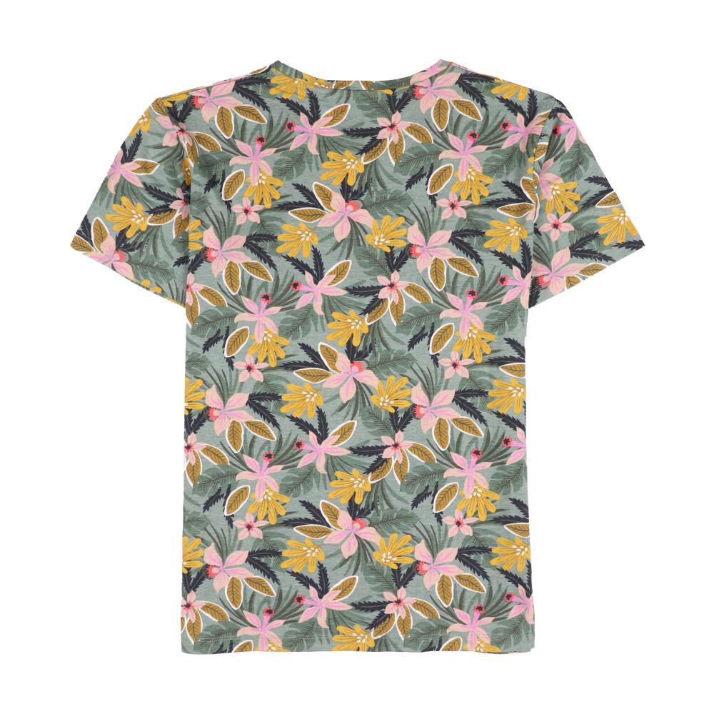 Polera Regular Slim Manga Corta Cuello Redondo Hombre Az Black image number 1.0