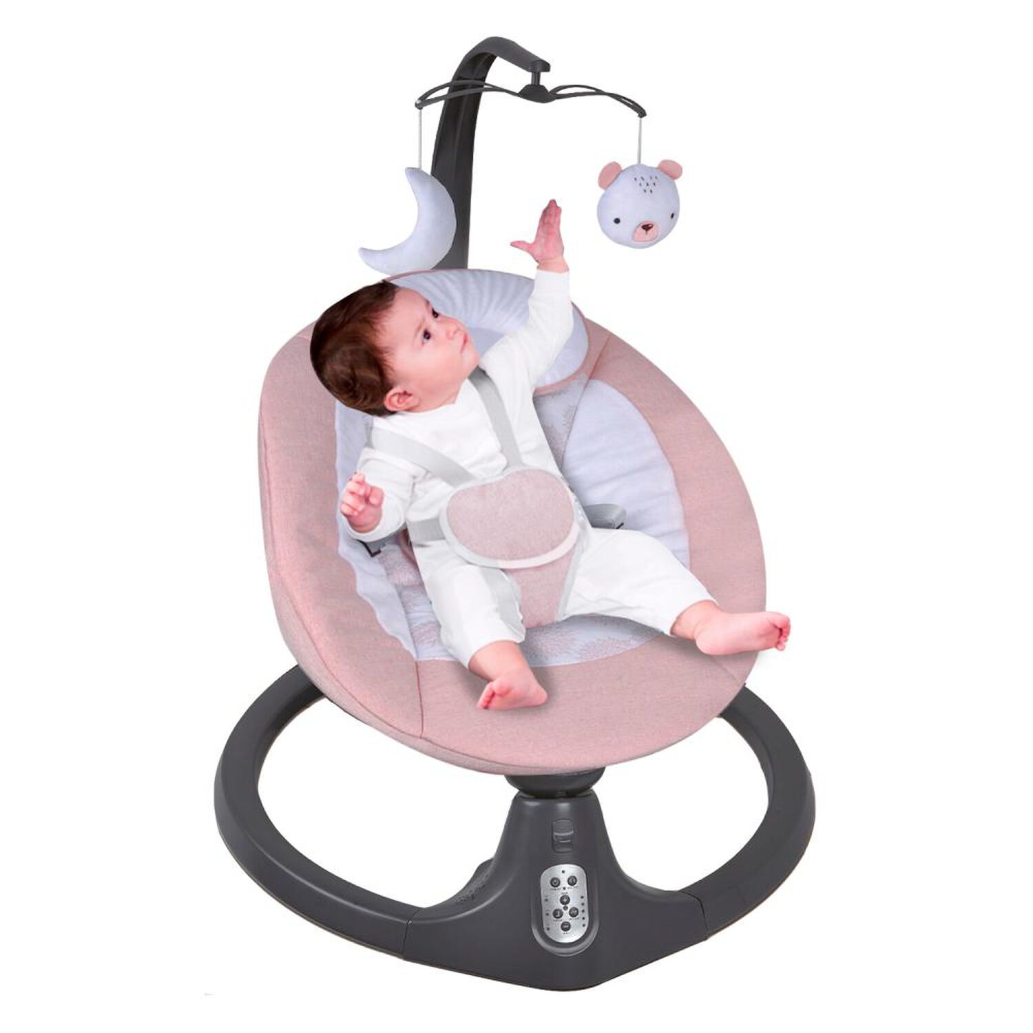 Silla Nido Bebesit Baby Swing Rosado image number 3.0