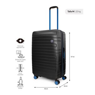 Maleta Mediana 20k Milan Negro Penguin