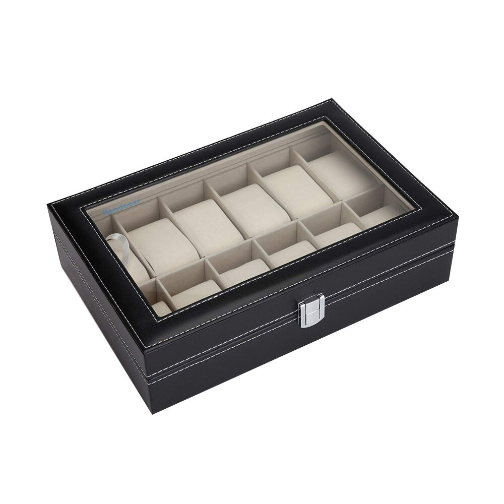 Caja Estuche Organizador De 12 Relojes De Lujo image number 4.0