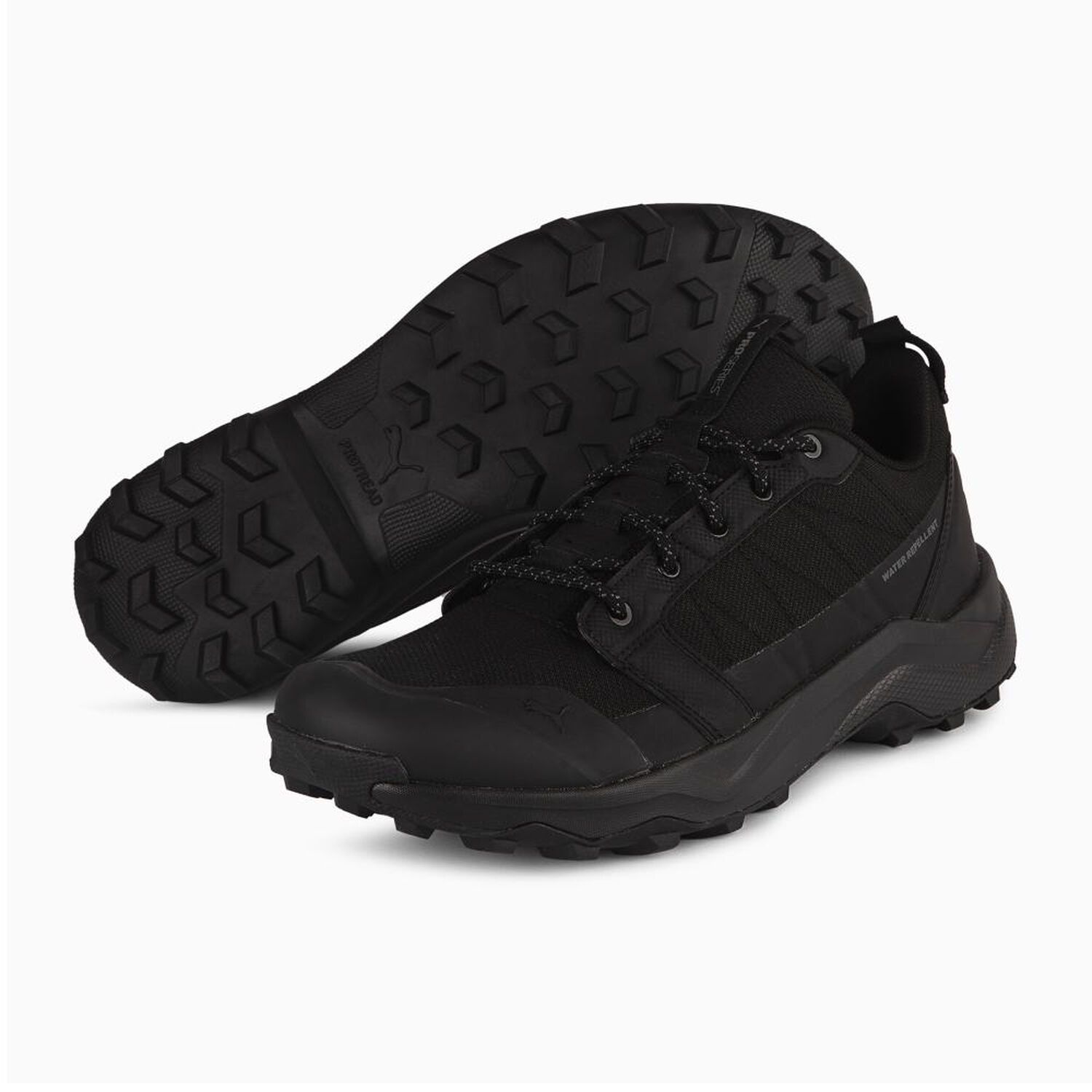Zapatilla Outdoor Hombre Puma Boulder Low Wtr Negro Water Repellent image number 0.0