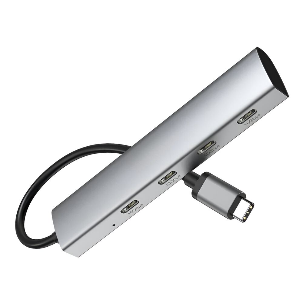 Hub Usb-c 3.2 Aluminium 4 Puertos C Tecmaster Tm-100554 image number 5.0