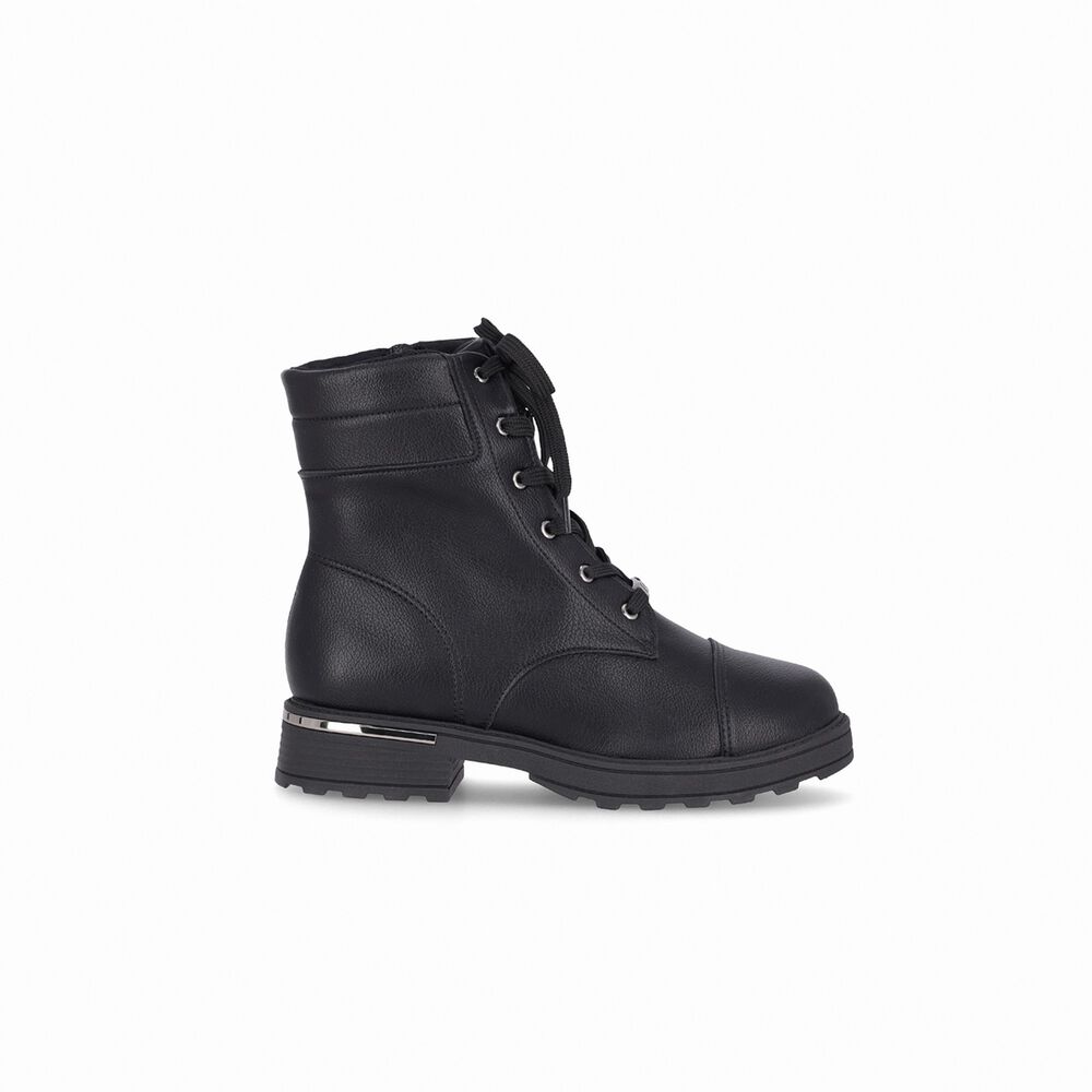 Botin Mujer Negro Gisa/cordones Piccadilly image number 0.0